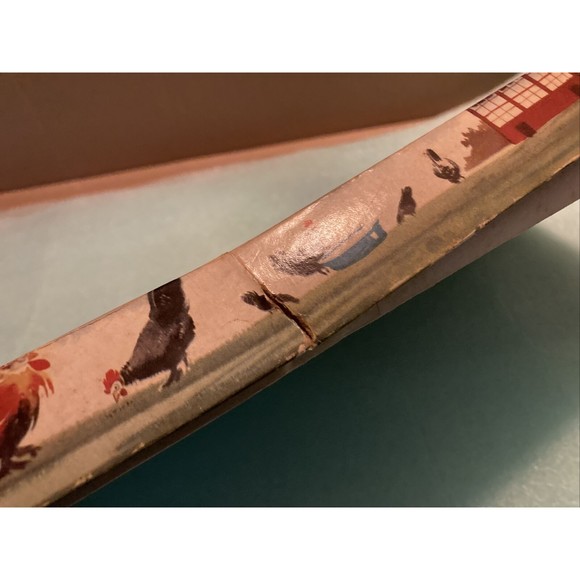 1947 MILTON BRADLEY Board Game FUN ON THE FARM original box USED ~Actual Photos~ - Picture 12 of 12